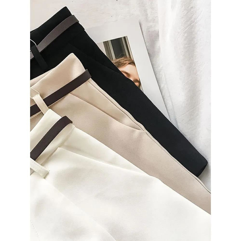2023 Summer Women's High-Waisted Wide-Leg Shorts