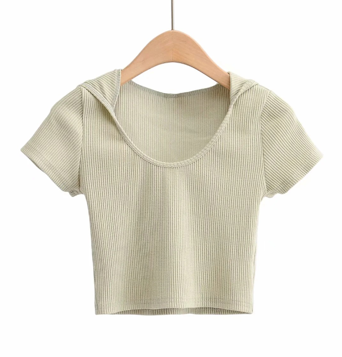 2020 Fashionable Cropped Sweater and Pants Set