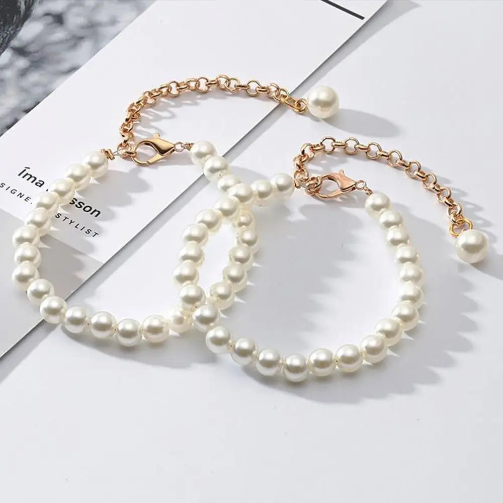 Anklets High Heels Decorations High Heel Ankle Chain Women Shoelaces High Heels Chain Pearl Heels Band High-heeled Shoes Straps