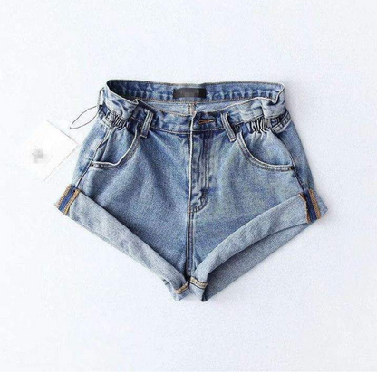 High-Waisted Wide-Leg Denim Shorts for Casual Style