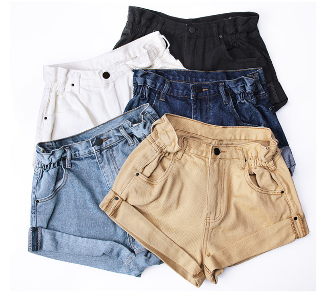 High-Waisted Wide-Leg Denim Shorts for Casual Style