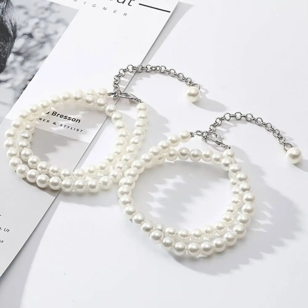 Anklets High Heels Decorations High Heel Ankle Chain Women Shoelaces High Heels Chain Pearl Heels Band High-heeled Shoes Straps