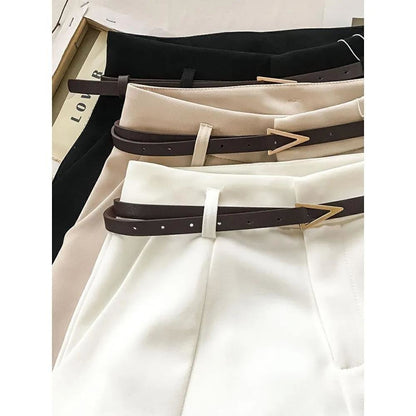 2023 Summer Women's High-Waisted Wide-Leg Shorts