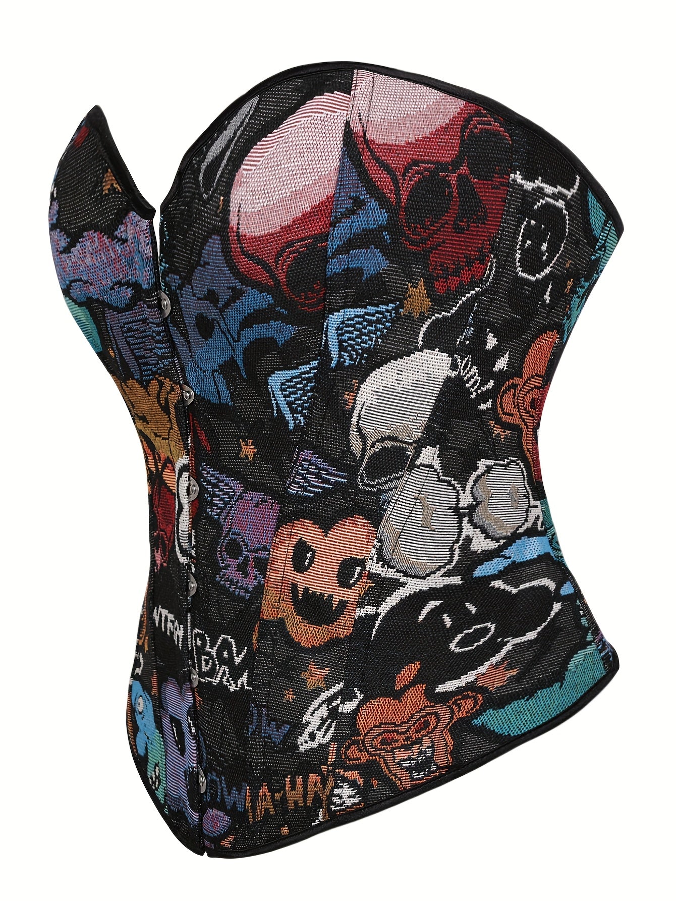y2k CORSET, Featuring a Cartoon Design