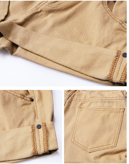 High-Waisted Wide-Leg Denim Shorts for Casual Style