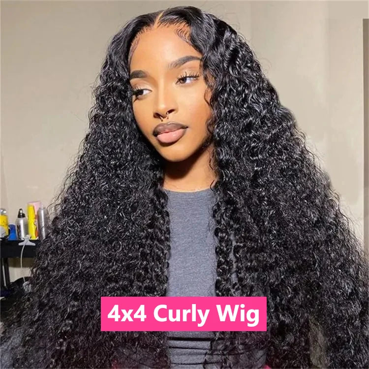 36 38Inch Deep Wave 13x4 Lace Front Wigs Pre Plucked 13x6 Lace Frontal Wigs Human Hair Hd Transparent Lace Wig For Black Women