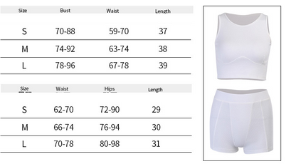 Fashionable Women's Sports Vest and Shorts Set